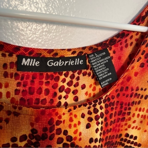 Mlle Gabrielle Sleeveless Maxi Dress Orange - Picture 7 of 11